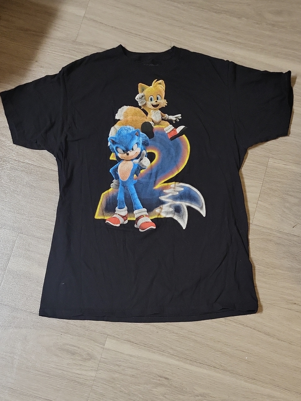 Sonic the Hedgehog 2 Graphic Short Sleeve Tee - Black